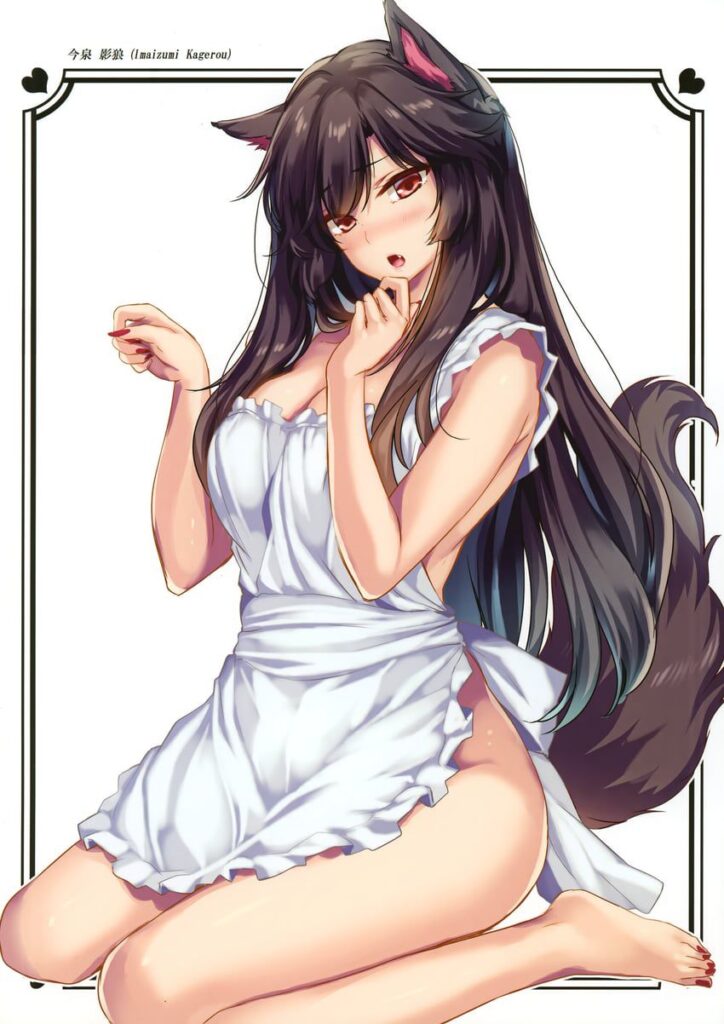 裸エプロンのエロ画像 17