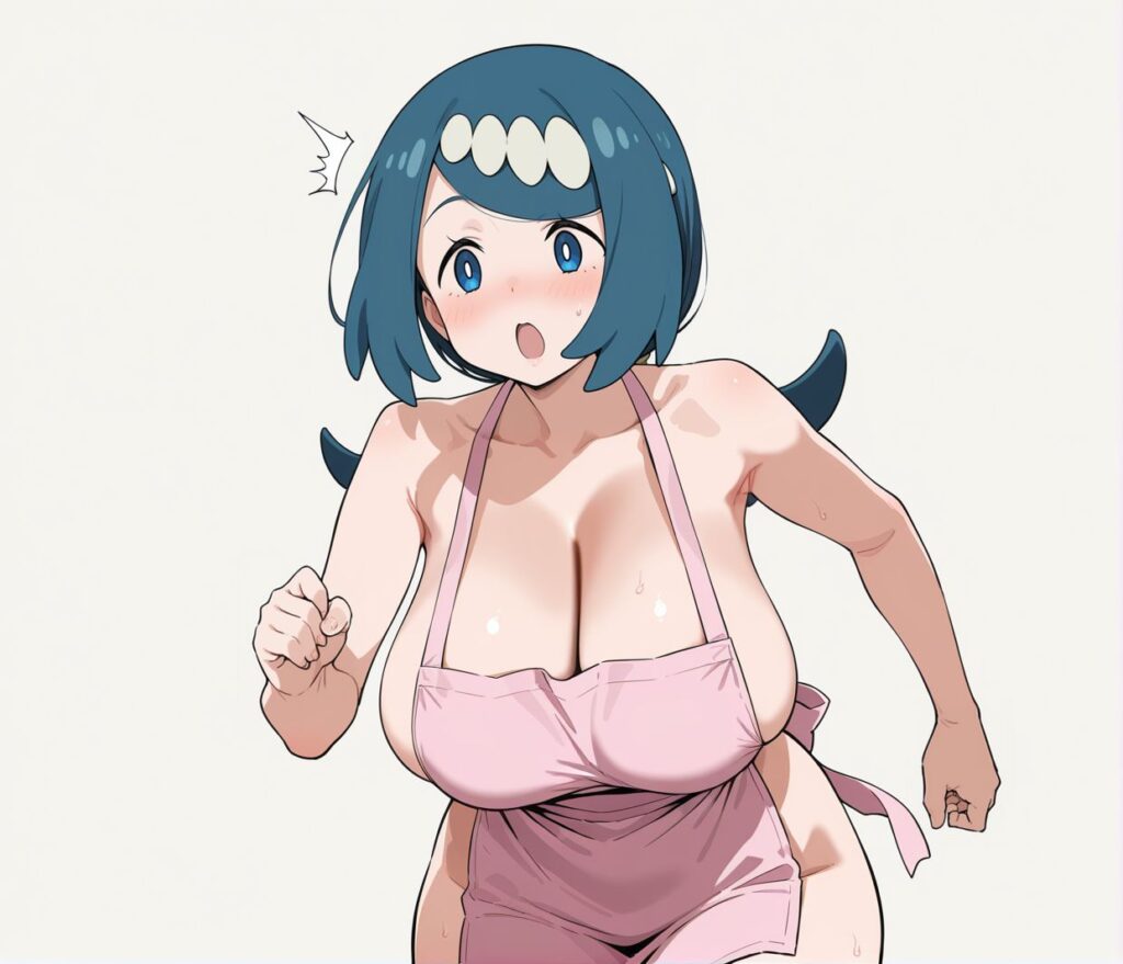 裸エプロンのエロ画像 13