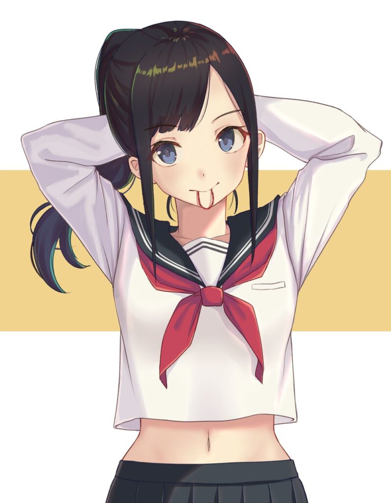 黒髪のエロ画像 7