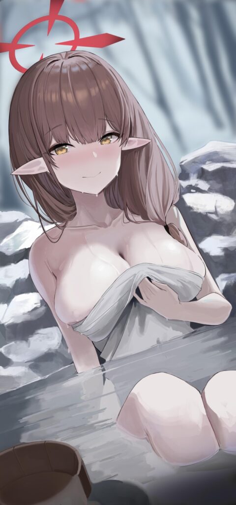 温泉のエロ画像 9