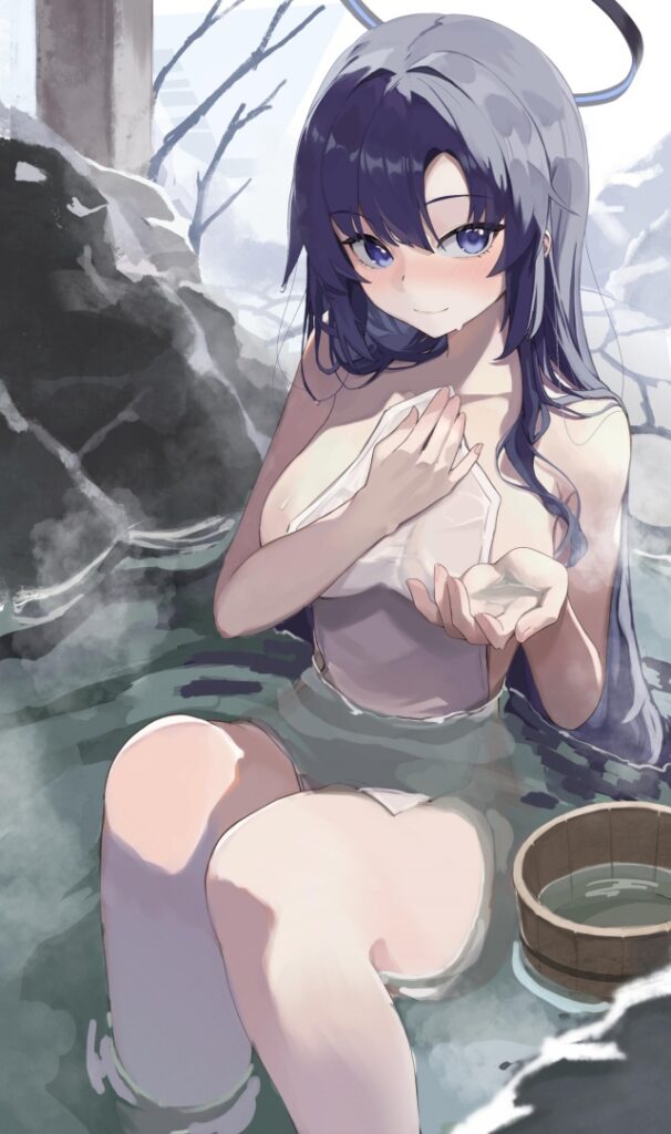温泉のエロ画像 1