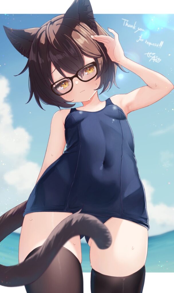 スク水のエロ画像 2