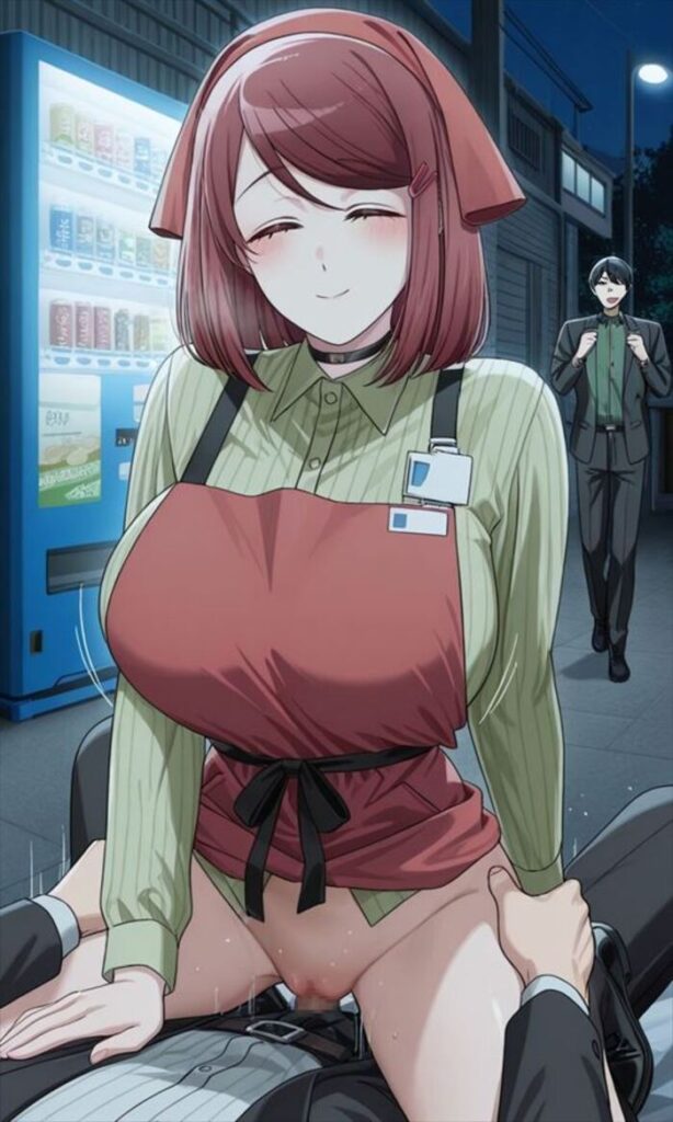 スーパーの裏でヤニ吸うふたりのエロ画像 4