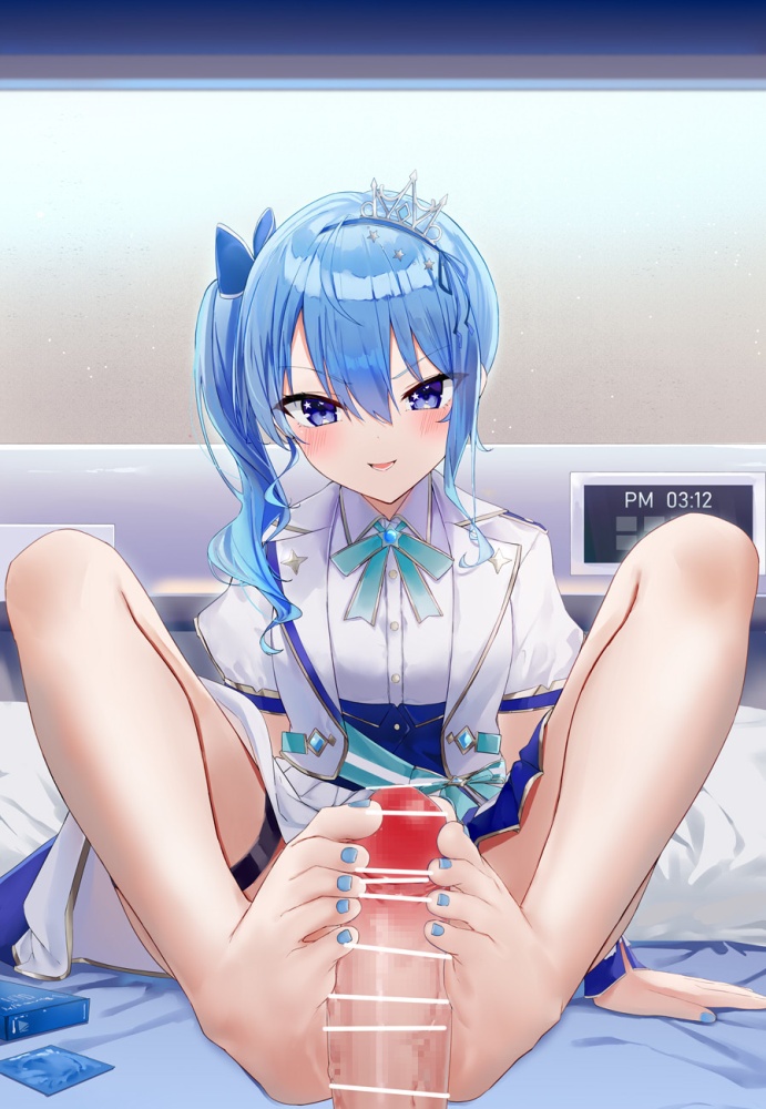 足コキのエロ画像 9