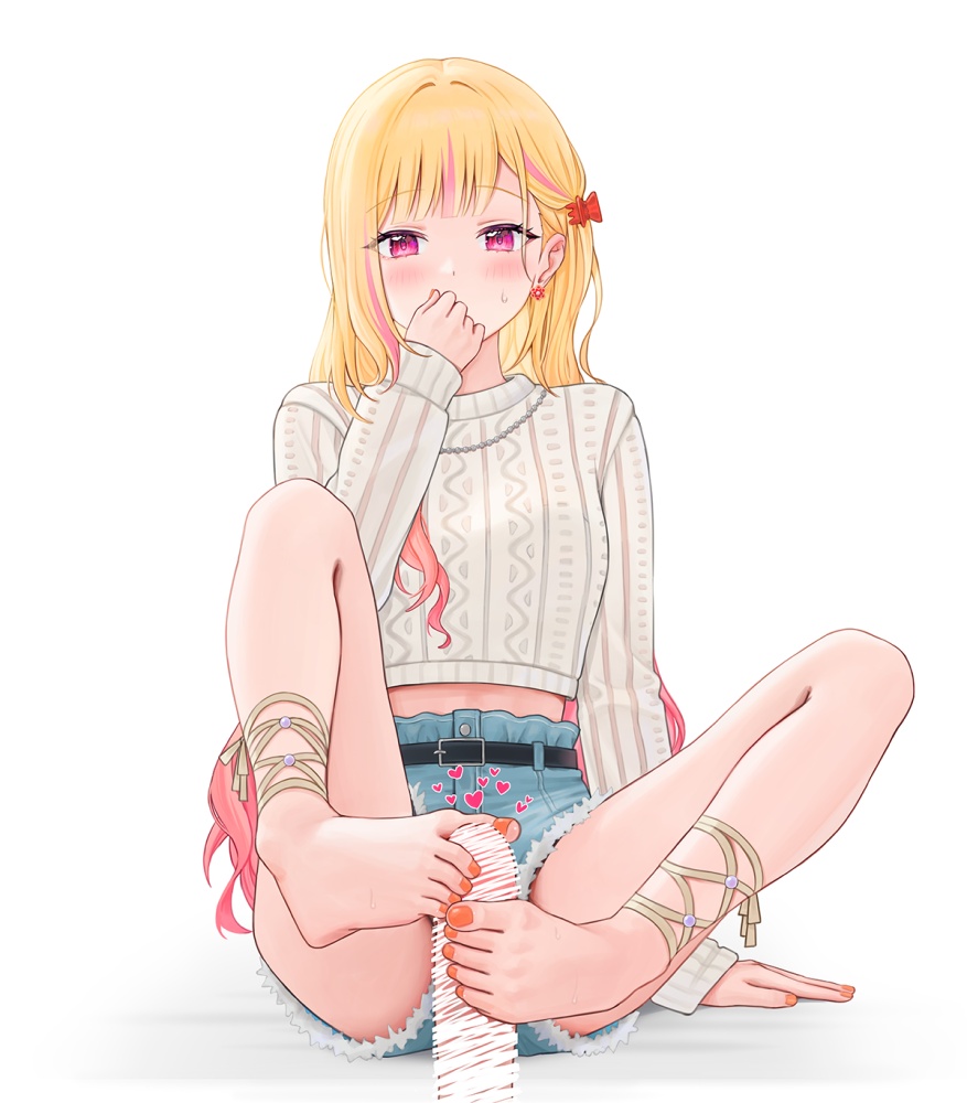 足コキのエロ画像 18