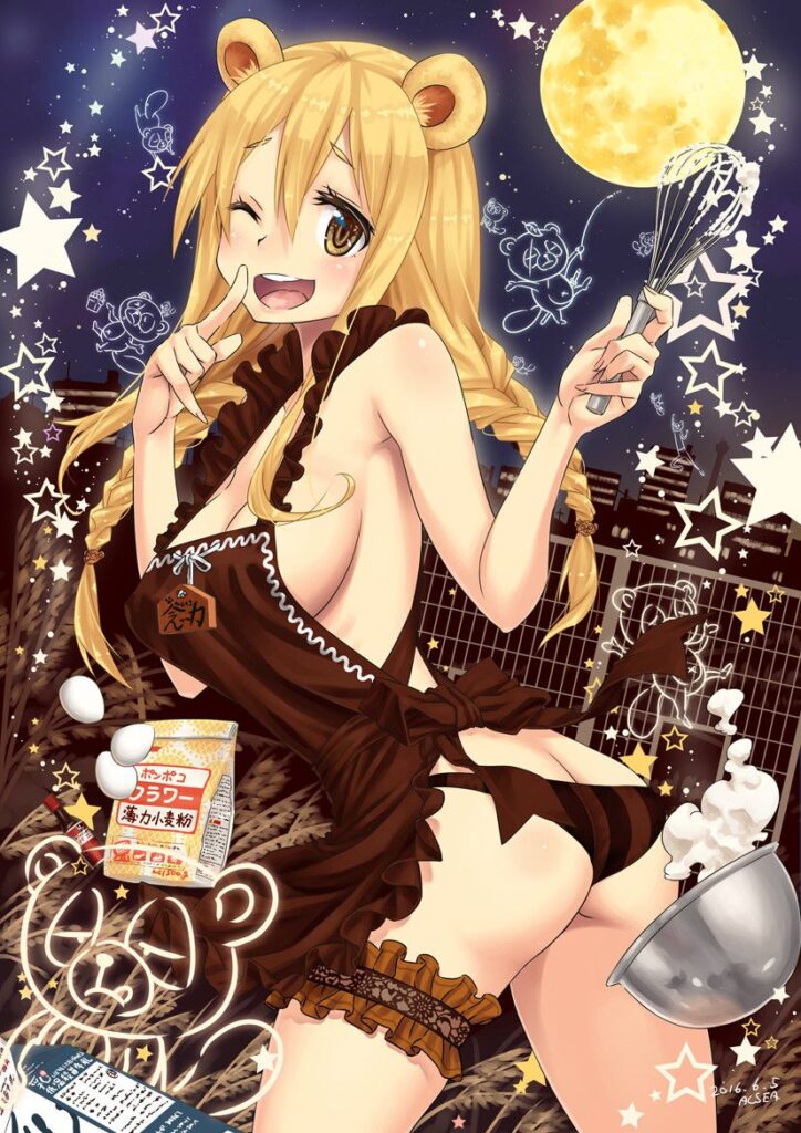 裸エプロンのエロ画像 16