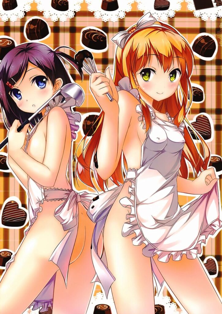 裸エプロンのエロ画像 20