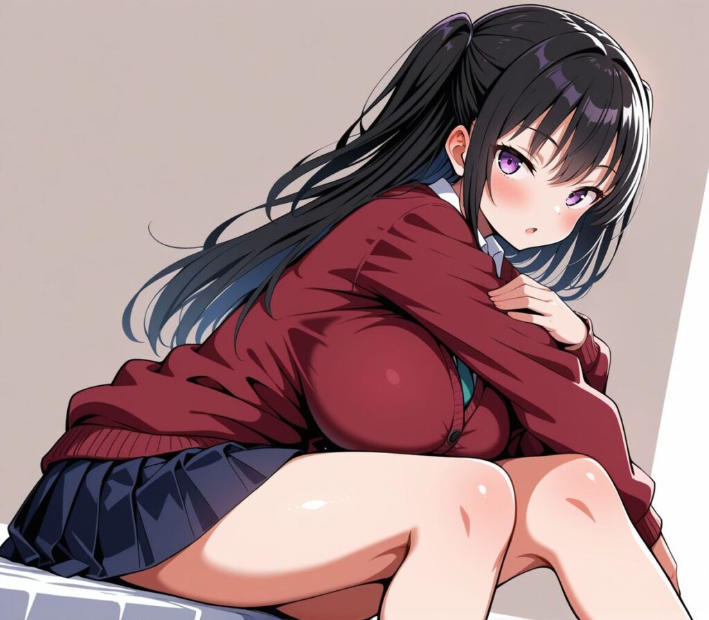 黒髪のエロ画像 14