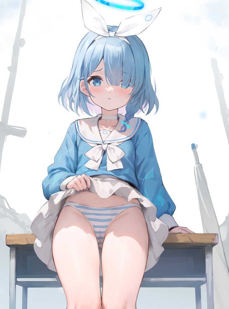 縞パンのエロ画像 12