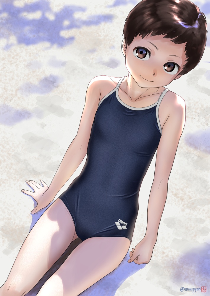 スク水のエロ画像 20