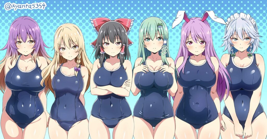 スク水のエロ画像 20