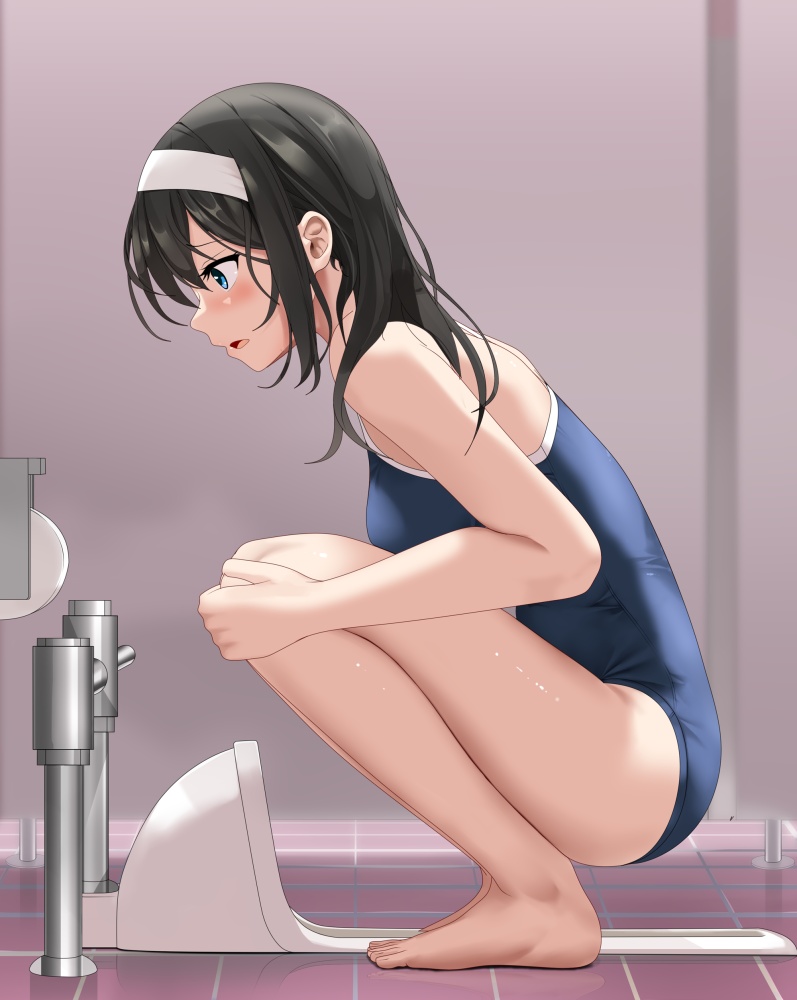 うんこ座りのエロ画像 7