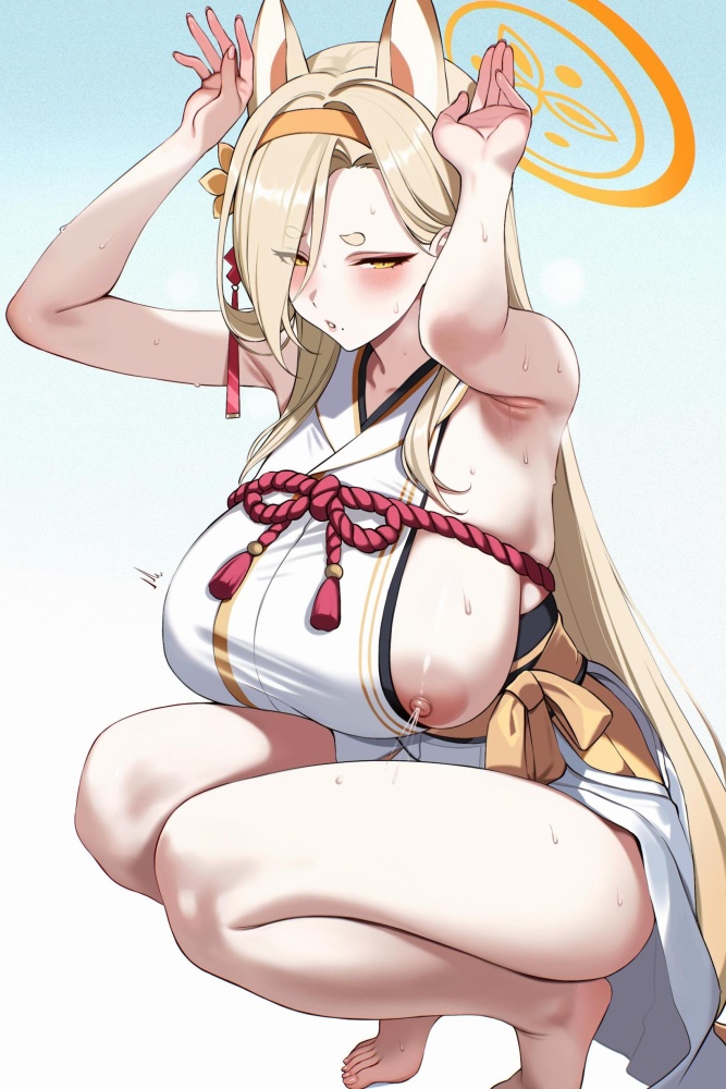 うんこ座りのエロ画像 11