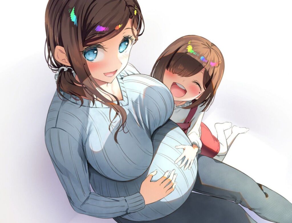 ボテ腹のエロ画像 10