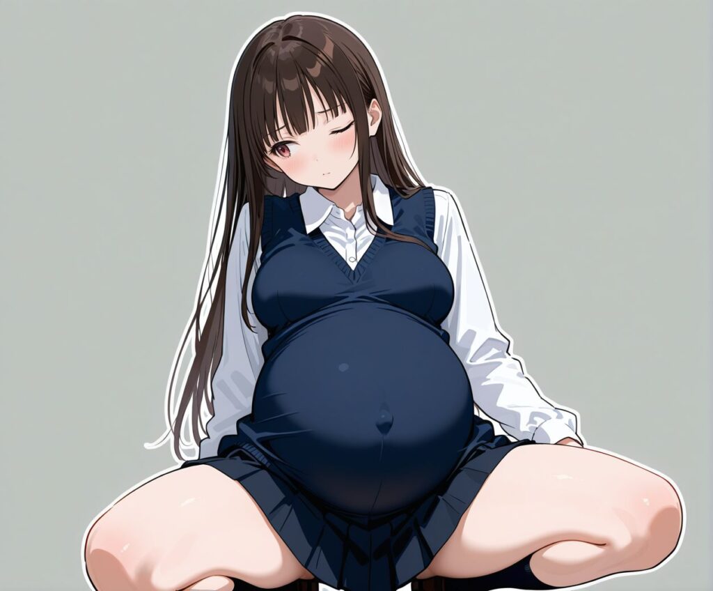 ボテ腹のエロ画像 18