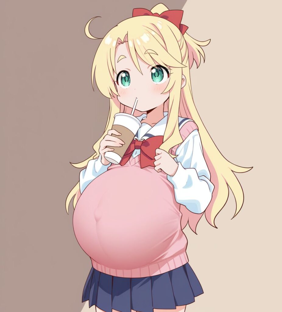 ボテ腹のエロ画像 18