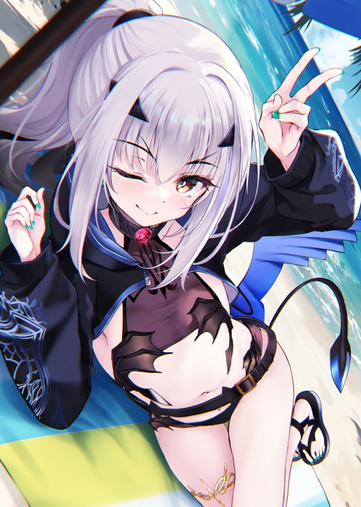 銀髪のエロ画像 19