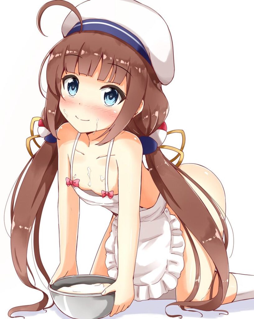 裸エプロンのエロ画像 5