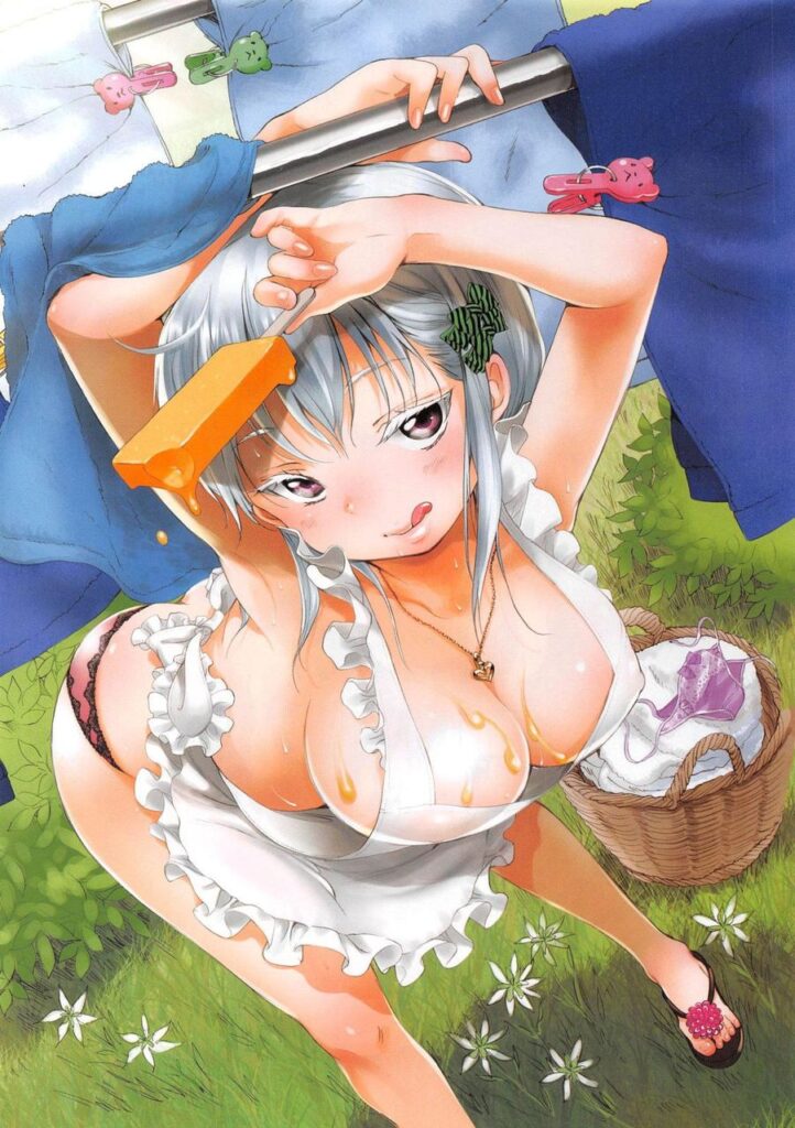裸エプロンのエロ画像 18