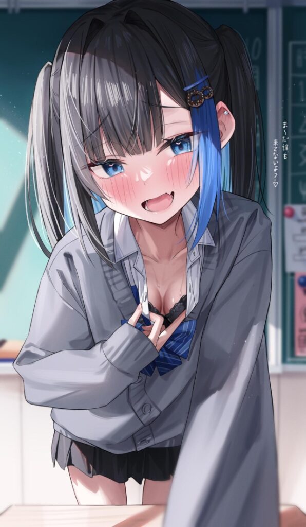 胸チラのエロ画像 6