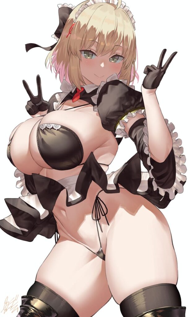 ニーソのエロ画像 16