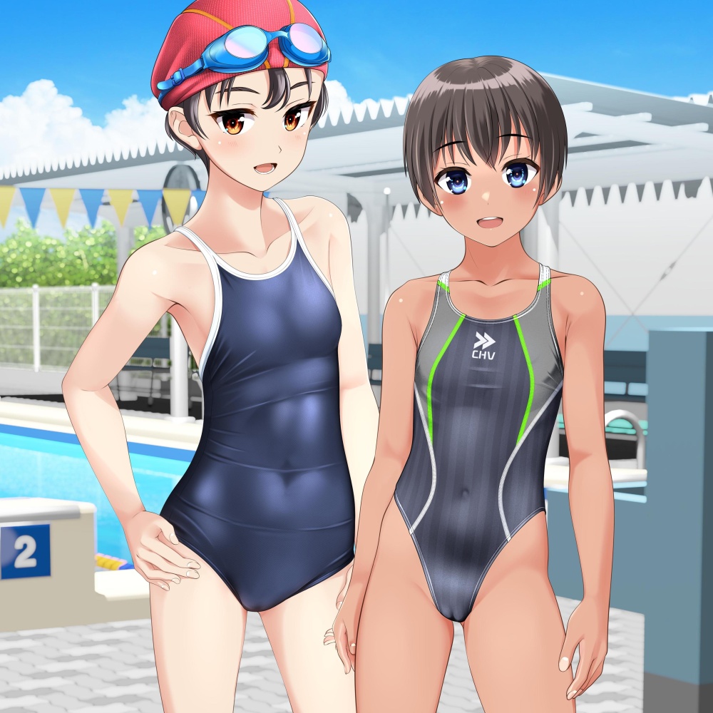 スク水のエロ画像 4